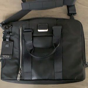 Tumi briefcase black